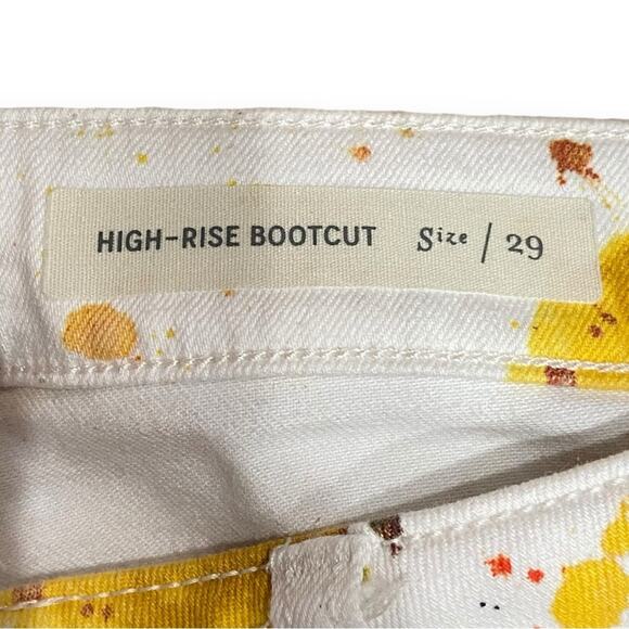 Anthropologie Pilcro Lemon Grove High-Rise Cropped Bootcut Jeans Women’s Size 29 - Picture 8 of 9